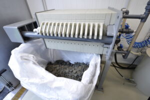 container Pery filtre presse